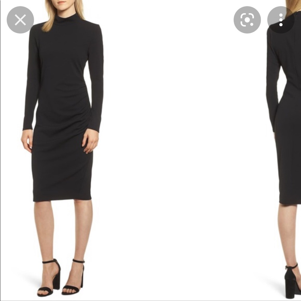 Chelsea 28, NWT, Large Black dress with long sleeves